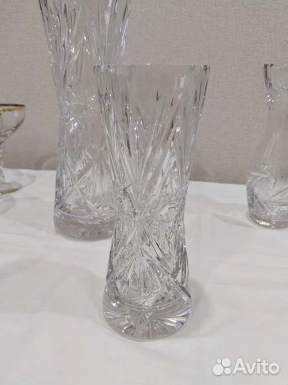 Хрустальная ваза