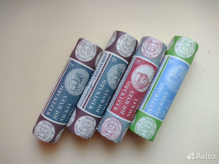 5 центов США в роллах