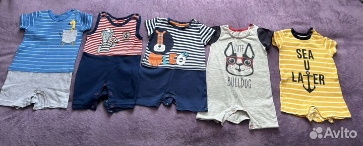Детские вещи пакетом размер 68 - 74
