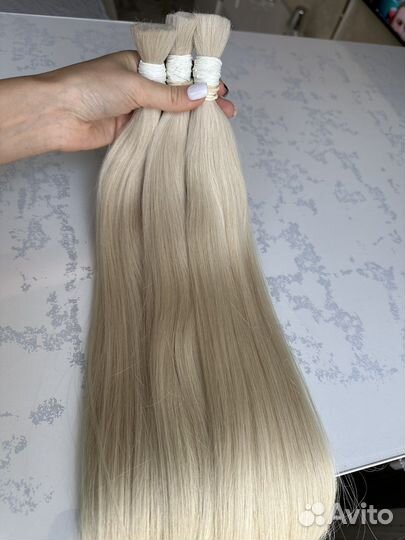 Волосы для Наращивания Блонд 60см “Lux Premium”