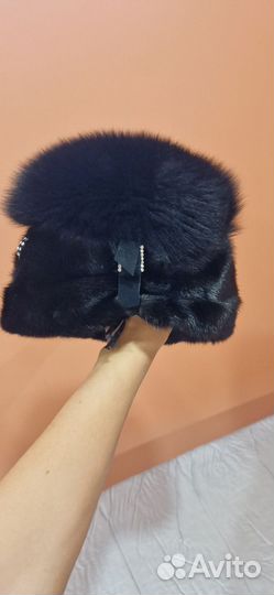 Шапка норковая женская