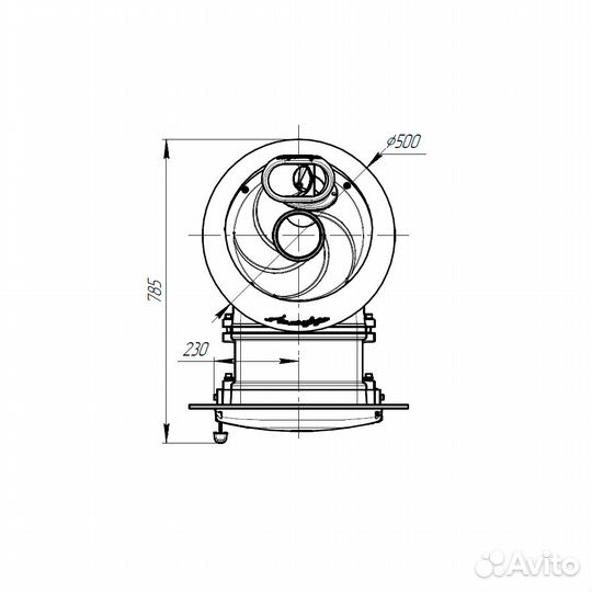 Печь Для Бани Атмосфера L+ ламели «Талькохлорит» н