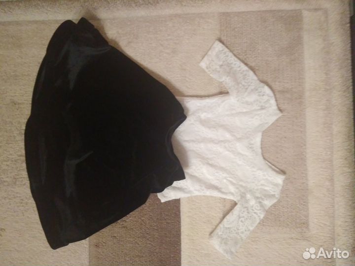 Юбка и купальник для бальных танцев (5-6 лет)