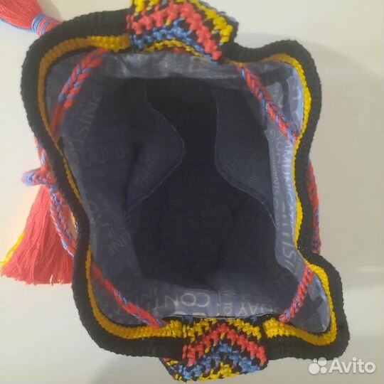 Сумка торба вязаная