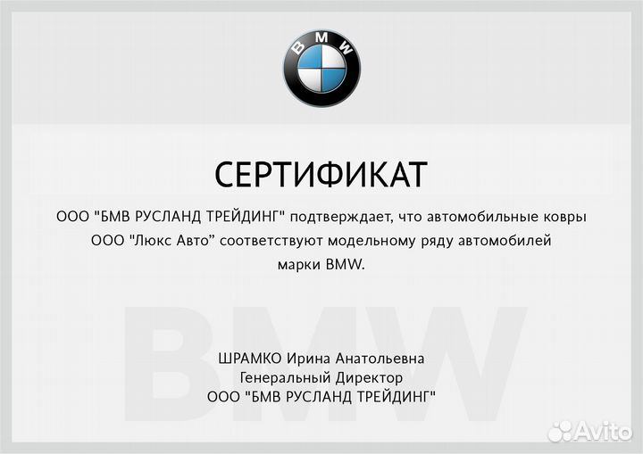 3D Коврики BMW X7 G07 Салон Багажник Экокожа