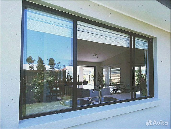 Окна алюминиевые