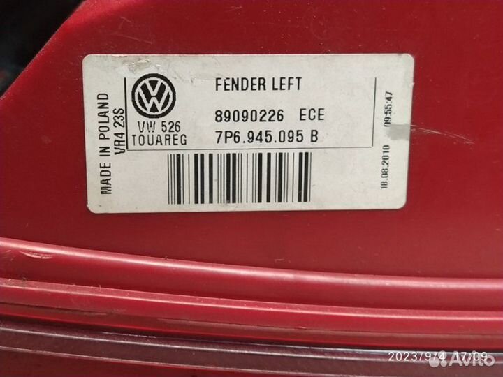 Фонарь задний правый Volkswagen Touareg 7P 10-18