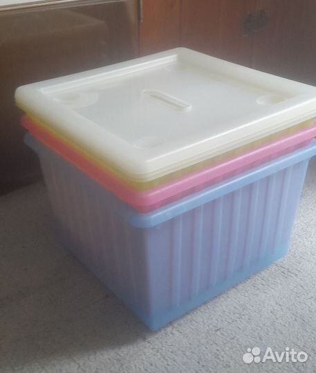 Ящики для игрушек Икея 3 шт