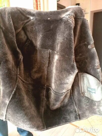 Кожаная дубленка мужская