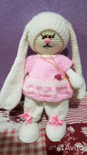 Игрушка Заяц в стиле Тильда