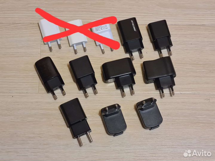 Зарядные устройства 9 шт