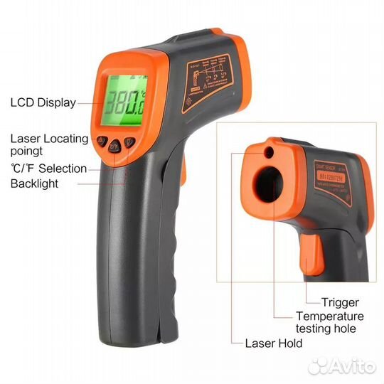 Пирометр Smart Sensor AR320, Новый, Гарантия