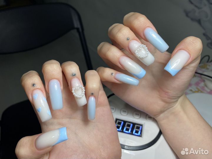 Наращивание ногтей с выездом на дом