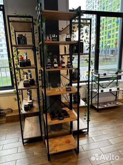 Стеллаж деревянный бу