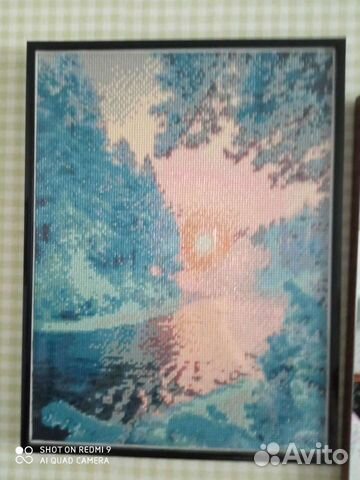 Интерьерная картина алмазная мозаика