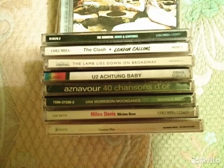 Cd диски фирменные и лицензия из личной коллекции