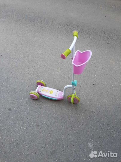 Самокат детский трехколесный бу