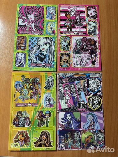Набор наклеек Monster High