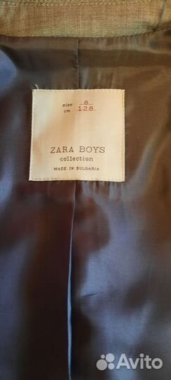 Пиджак zara для мальчика 128