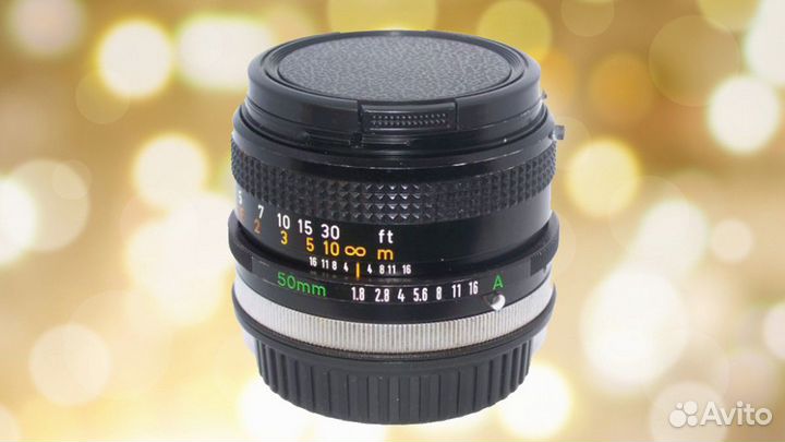 Старый объектив полтинник
