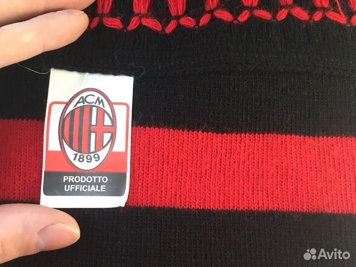 Футбольные шарф Ac Milan Оригинал, Италия