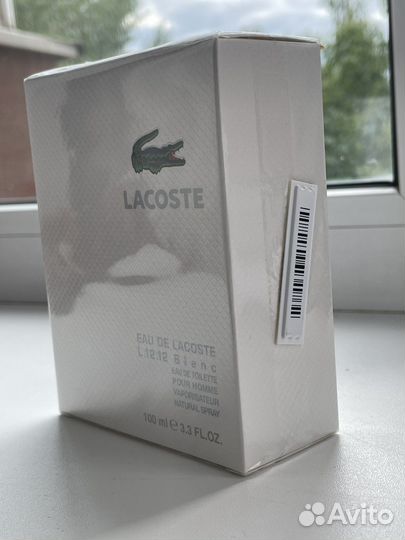 Мужская туалетная вода lacoste L.12.12 Blanc