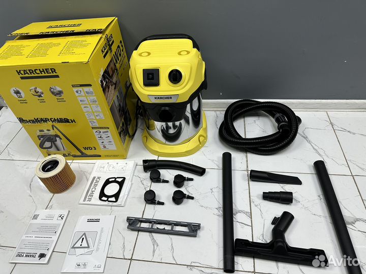 Пылесос karcher wd 3 p s