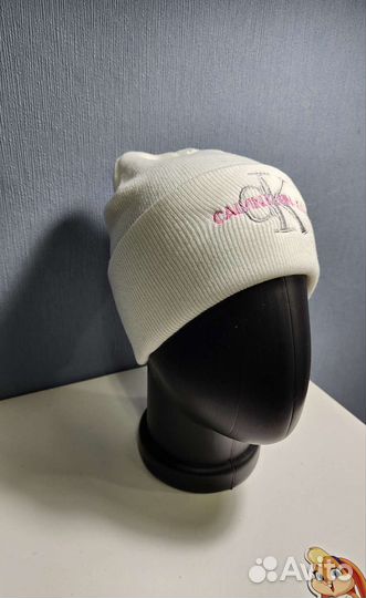 Шапка ck белая