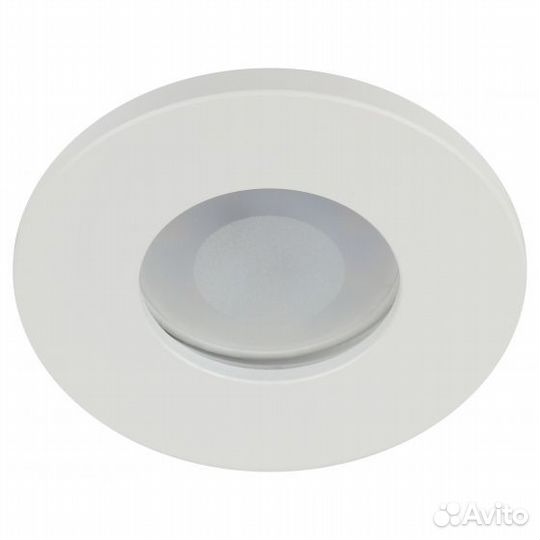 Встраиваемый белый светильник влагозащищенный ip44