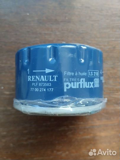 Фильтр масляный renault logan