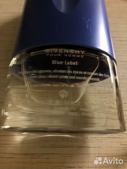 Givenchy blue label туалетная вода