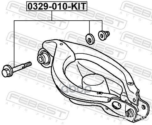 Болт с эксцентриком ремкомплект 0329-010-KIT Fe