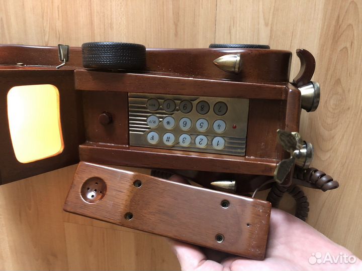 Телефон аналоговый Роллс Ройс, дерево