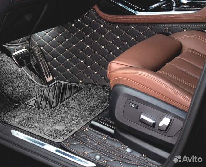 3D Коврики Audi Салон Багажник из Экокожи