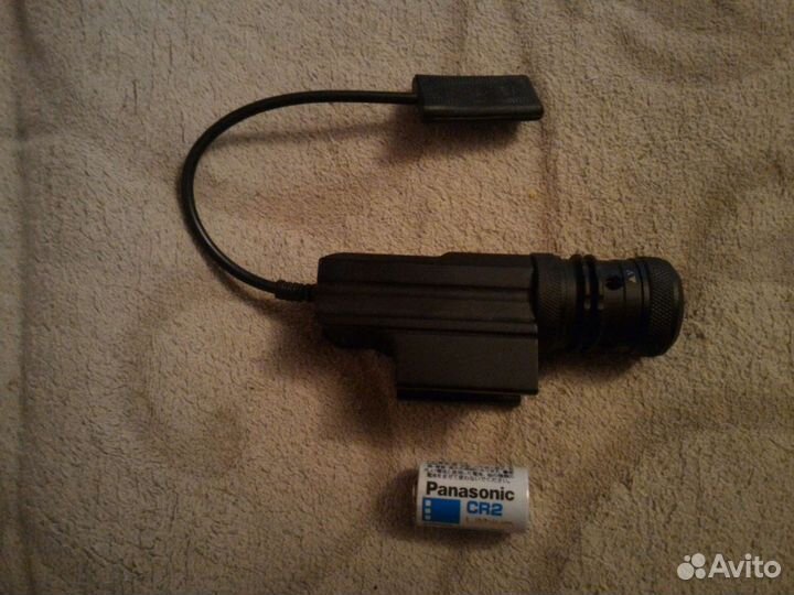 Лцу тактический зеленый мощный с фонарем