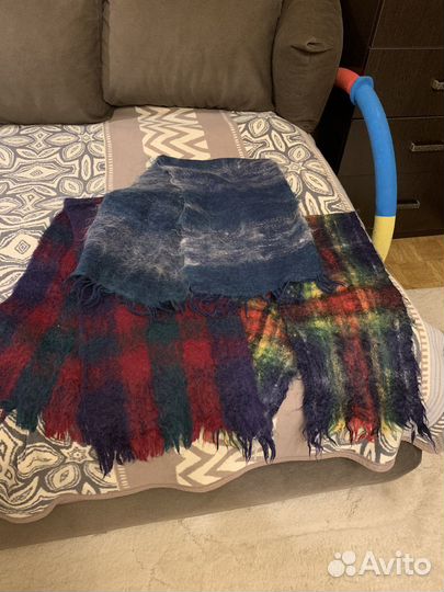 Мужской шарф мохер