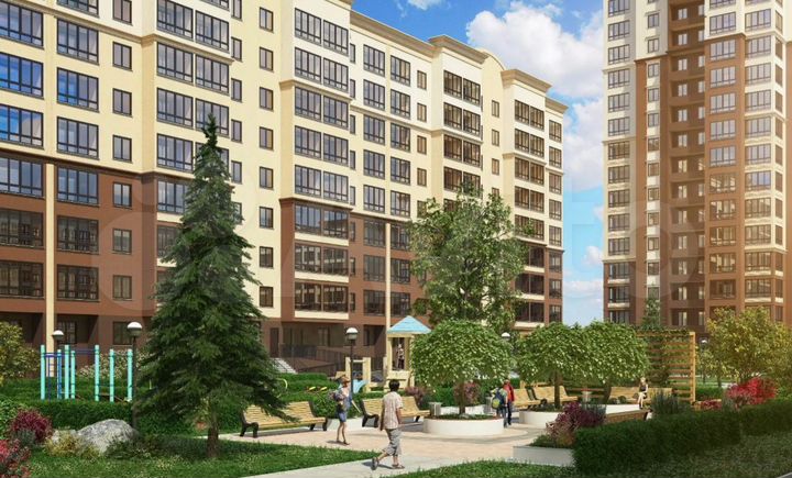 2-к. квартира, 61 м², 9/19 эт.