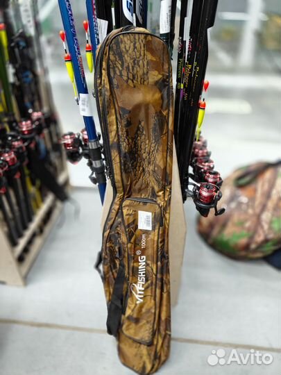 Чехлы для удочек и спиннингов в ассортименте