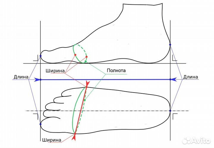 Шерстяные носки