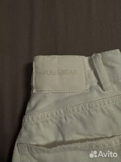 Джинсы белые pull and bear 36