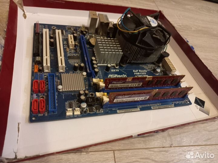 Материнская плата ASRock G41C-GS (комплект)