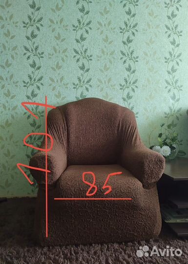 Диван и 2 кресла