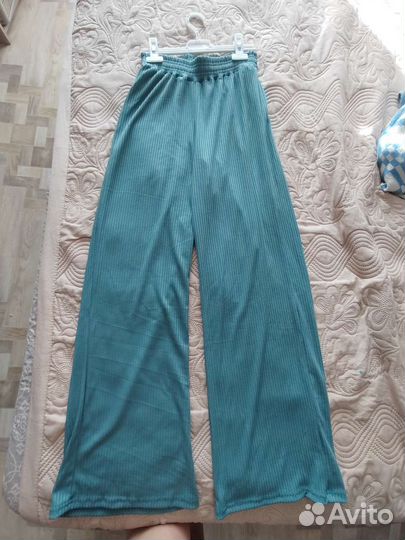 Брюки палаццо лапша