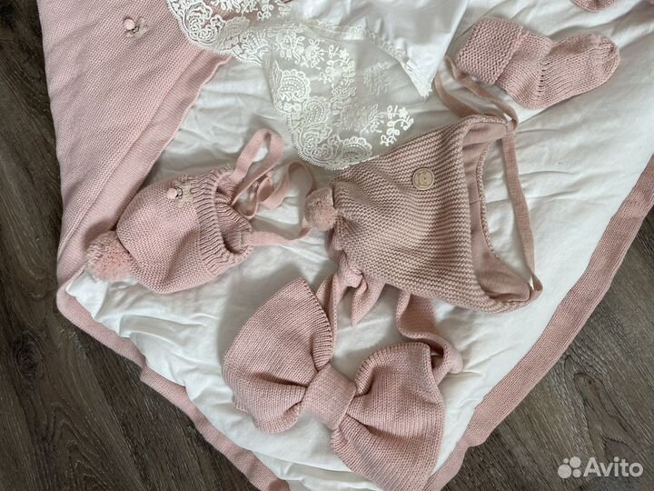 Конверт на выписку для девочки зима