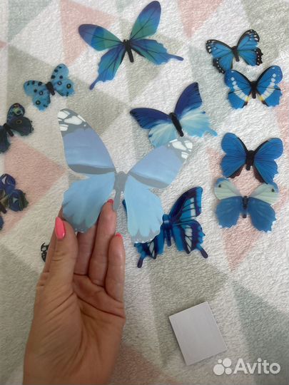 Бабочки на стену интерьерные