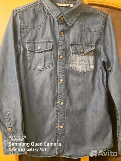 Джинсовая рубашка