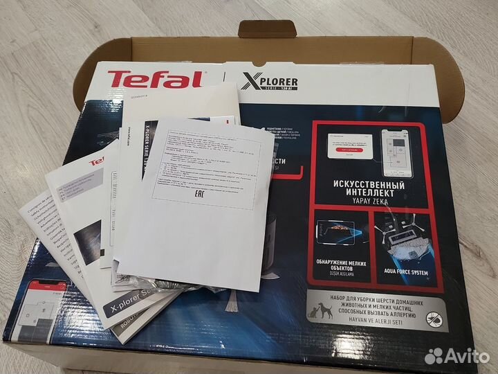 Робот пылесос tefal x-plorer serie 120 AI