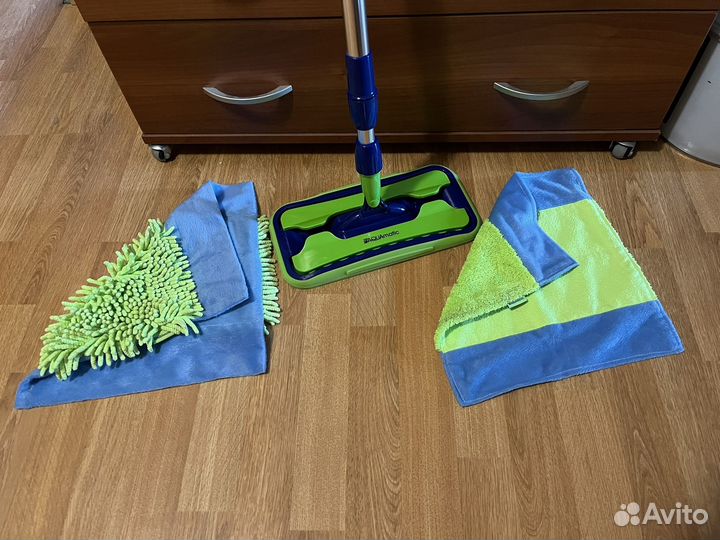 Швабра Гринвэй Aquamatic Mop с двумя насадками