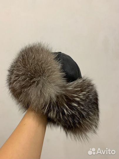 Шапка песец