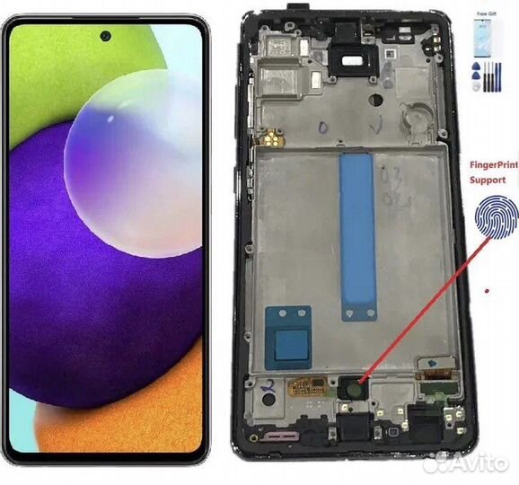 Дисплей Samsung A52